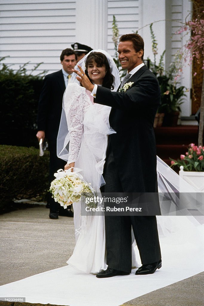 Weddding of Maria Shriver and Arnold Schwarzenegger