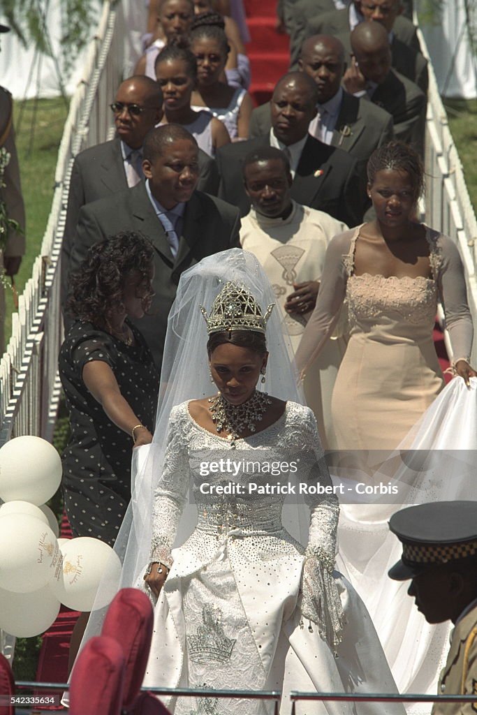 WEDDING OF KING LETSIE III