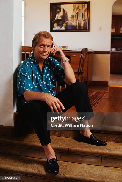 American actor David Soul at his home in Los Angeles.