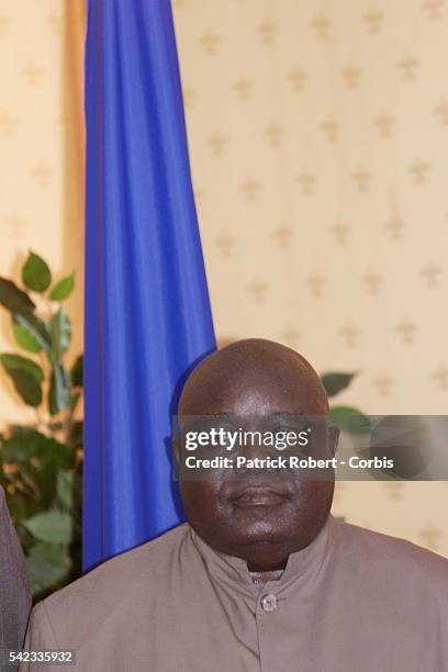 Portrait of Laurent-Desire Kabila .
