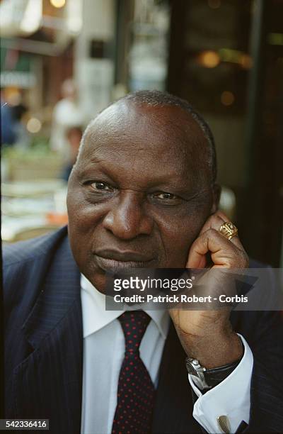 Portrait of the writer from Ivory Coast.