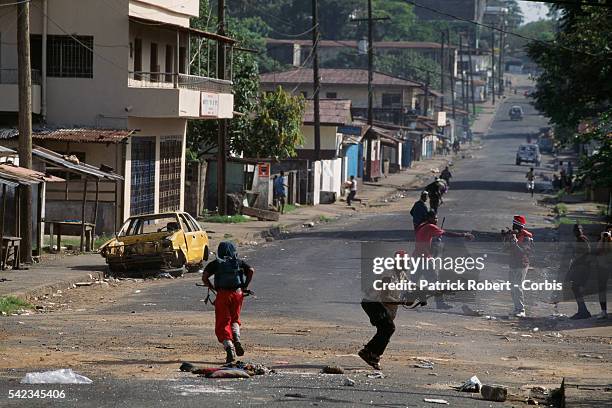 In April 1996, the Liberian State Council sent police-militia to arrest Prince Roosevelt Johnson on murder charges. As a direct result, fighting...