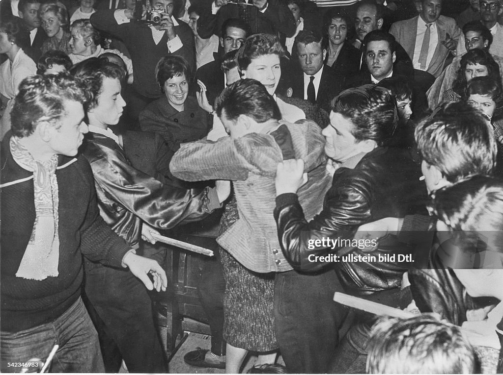 Youth at a Bill Haley concert in Berlin