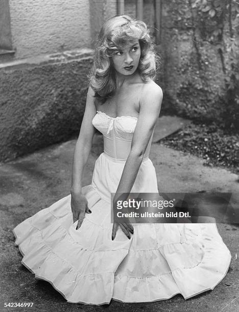Petticoat mit Korsage- 1955