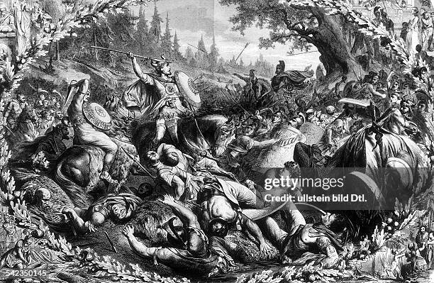 Germanic tribes history: The battle of the Teutoburg forest , september 9 .A.D. - anihilation of three roman legions under the command of Publius...
