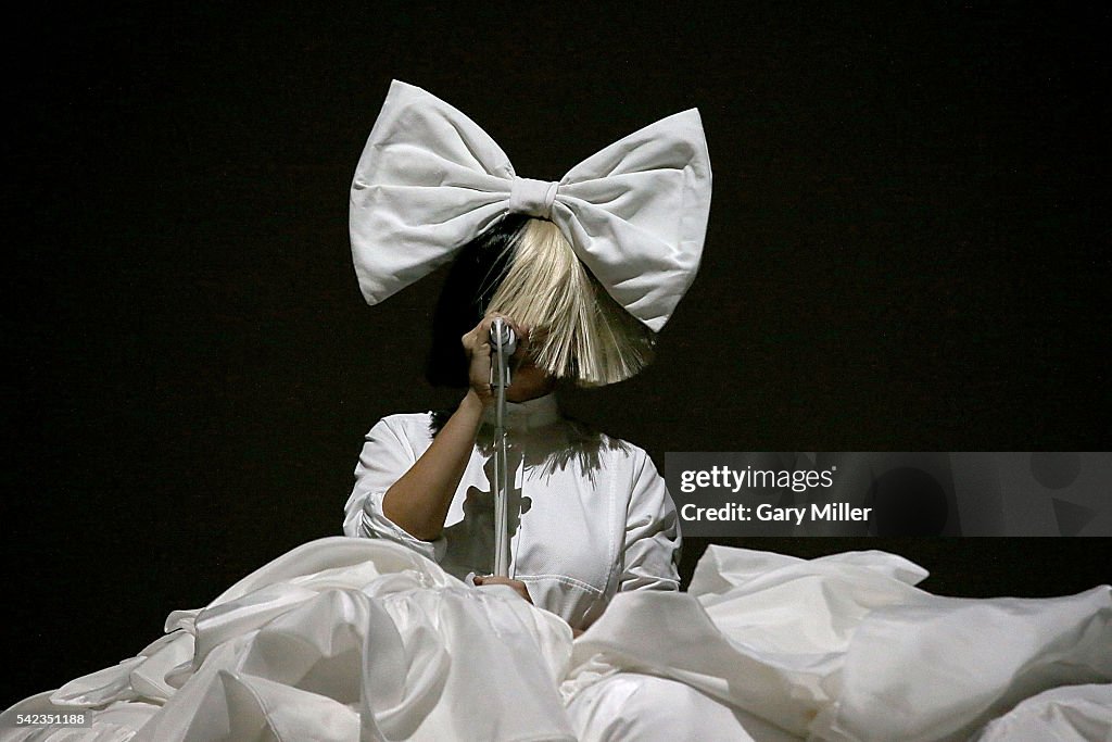 Sia performs in concert as part of SeriesFest: Season Two opening