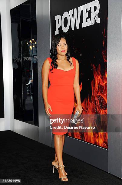 Executive producer and creator Courtney A. Kemp attends 'Power' Season 3 New York Premiere at SVA Theatre on June 22, 2016 in New York City.