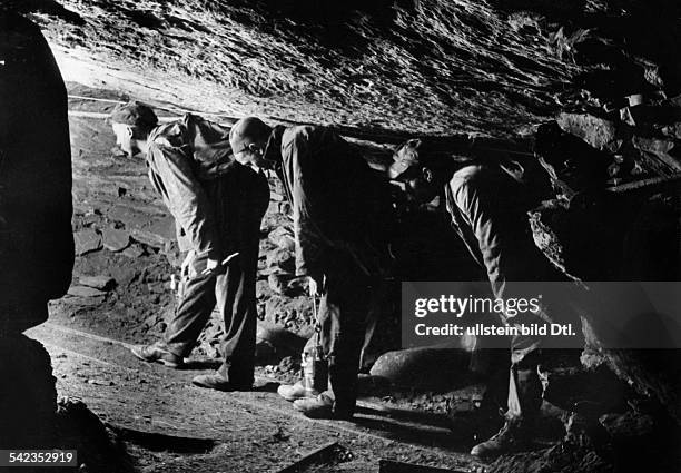 Arbeiter im Kohlenbergwerk