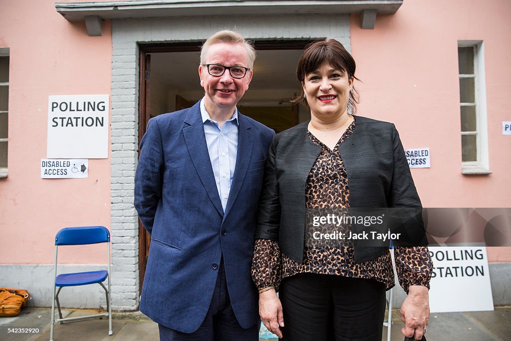 Political Leaders Vote In The EU Referendum