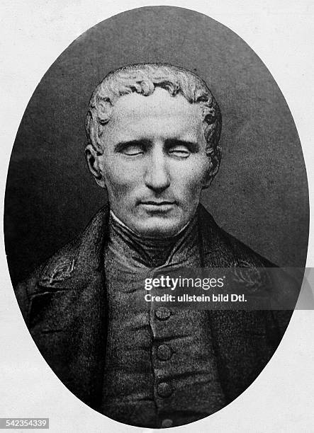 Braille, Louis *04.01.1809-06.01.1852+Blindenlehrer, Erfinder der Blindenschrift, F- Portrait- undatiert
