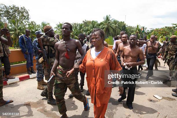 Relatives and family members of Laurent Gbagbo are arrested with him. Some of them where beaten by supporters of elected President Alassane Ouattara