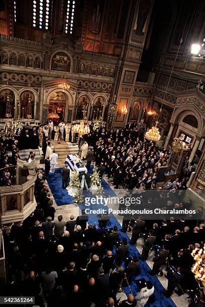 Funeral of Greek Politician Andreas Papandreou