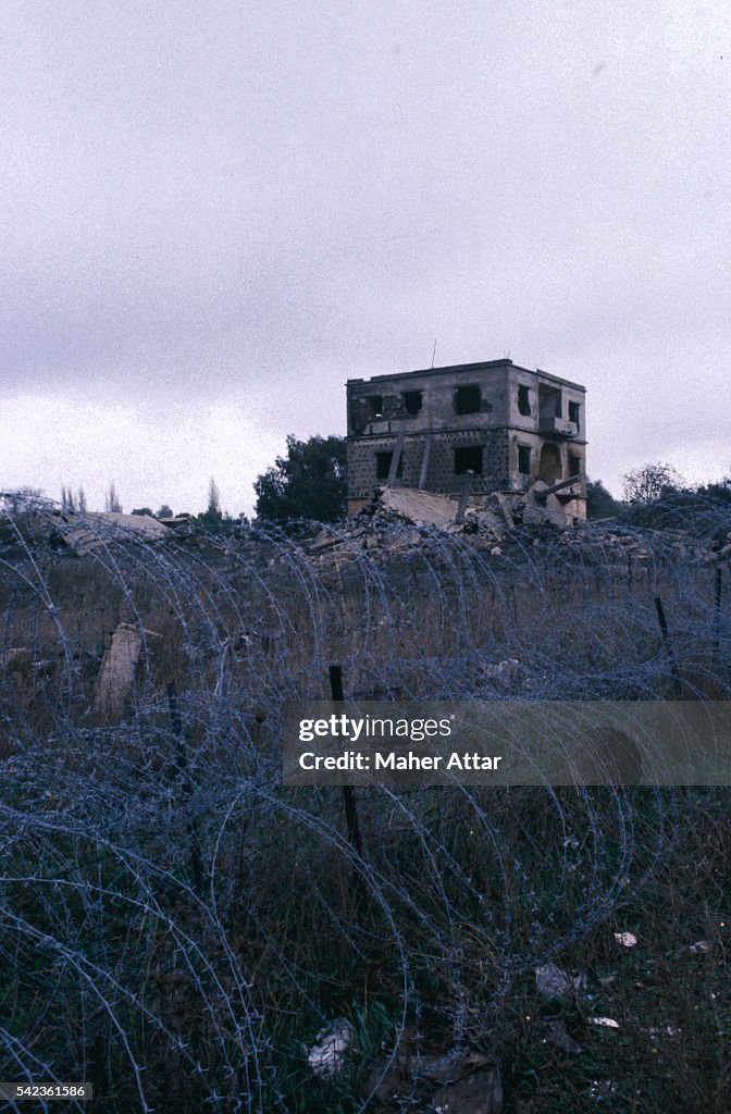 Destruction On the Golan Plateau