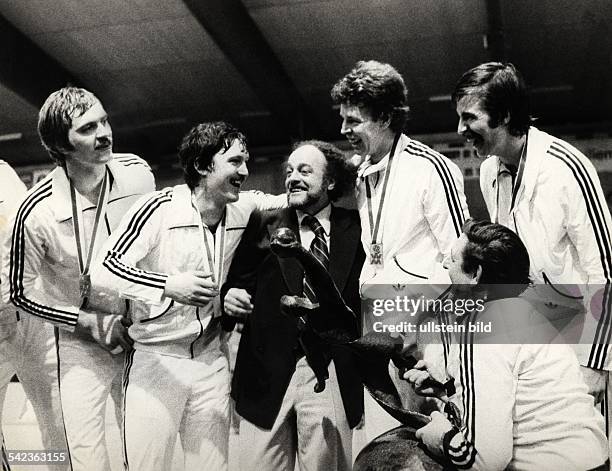 Handballweltmeisterschaft Dänemark 1978, Finale in Kopenhagen: BR News  Photo - Getty Images
