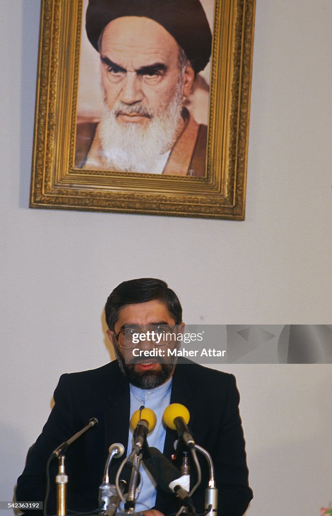 Iranian Prime Minister Mir Hussein Moussawie