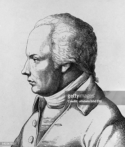 Franz Joseph Gall*09.03.1758-22.08.1828+Arzt, Anatom, Hirnforscher DBegruender der 'Schaedellehre' -gez. U. Gesch. Von Hugo Bürkner
