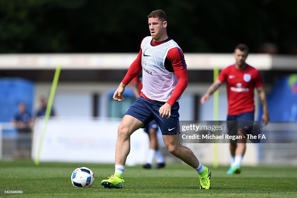 England Training Session - UEFA Euro 2016