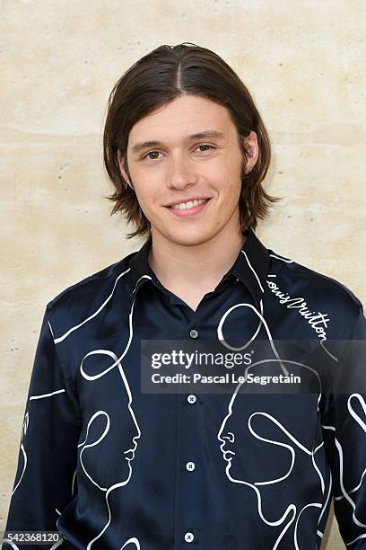 Actor Nick Robinson attends the Louis Vuitton Menswear Spring/Summer 2017 show as part of Paris Fashion Week on June 23, 2016 in Paris, France.