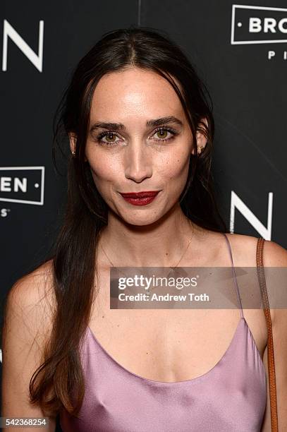 Rebecca Dayan attends the "The Neon Demon" New York premiere at Metrograph on June 22, 2016 in New York City.