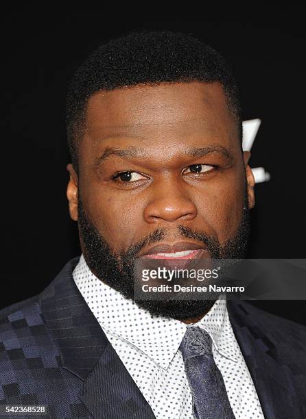 Curtis '50 Cent' Jackson attends 'Power' Season 3 New York Premiere at SVA Theatre on June 22, 2016 in New York City.
