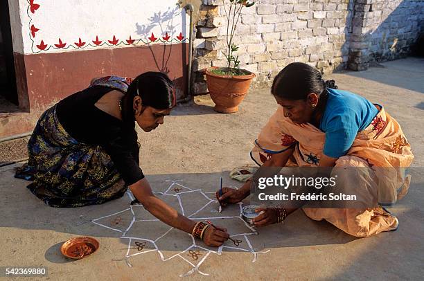 Mithila is also the name of a style of Hindu art created in the Mithila area. Women illustrate traditional ritual Mithila decorations, depictions of...