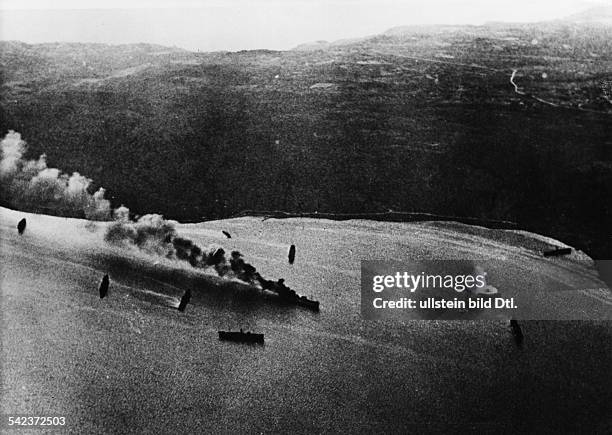 German airborne attack on a British naval base in the Souda Bay