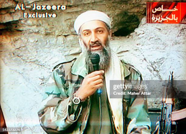 Osama Bin Laden appears on Al-Jazeera Television praising the attacks of September 11th, and defying the United States in its threats to attack...