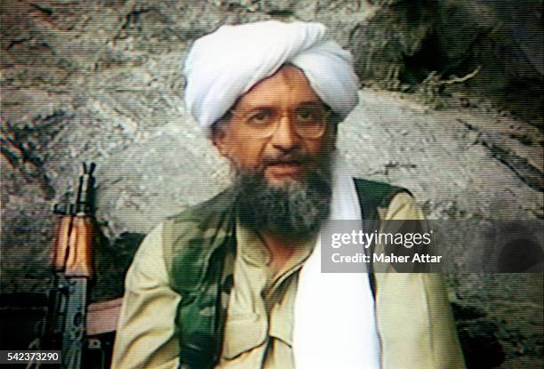 The TV channel broadcasts Ayman Al Zawahiri's reports.