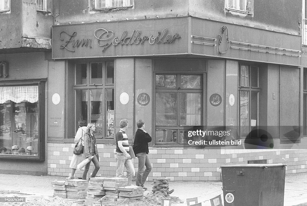 Goldbroiler Gaststätte Mila-Eck, Berlin, DDR, Schönhauser Allee