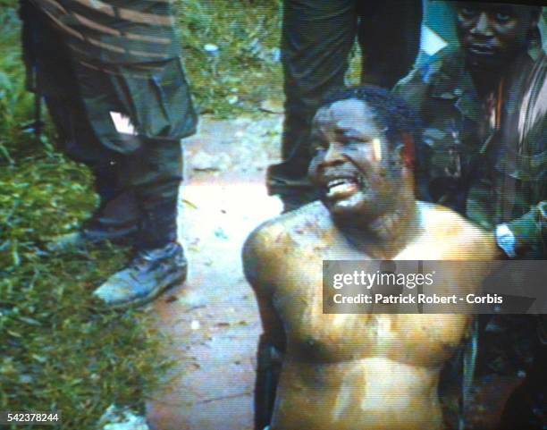 Liberian president Samuel Doe is tortured at the hands of the militant group Independent National Patriotic Front of Liberia . Responding to years of...