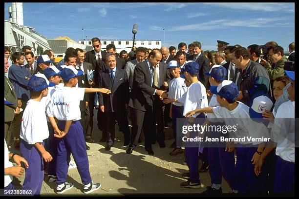 LAYING OF THE FIRST STONE OF THE GRAND STADE IN ST DENIS