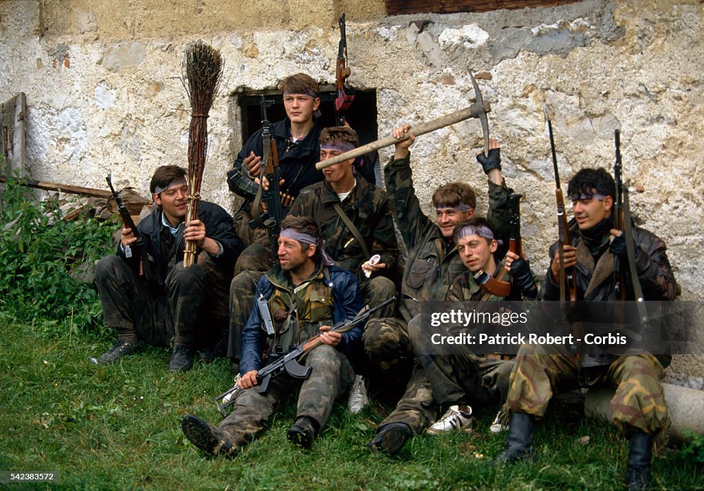 Muslim Soldiers in Yugoslavian Civil War