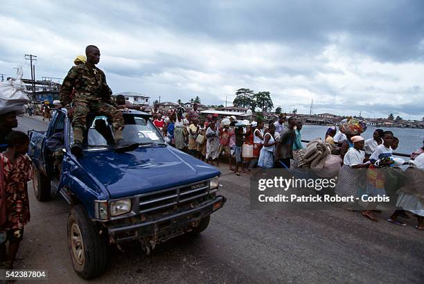 In April 1996, the Liberian State Council sent police-militia to arrest Prince Roosevelt Johnson on murder charges. As a result, fighting broke out...