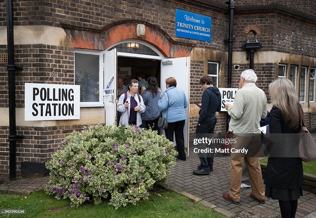The United Kingdom Goes To The Polls In The EU Referendum