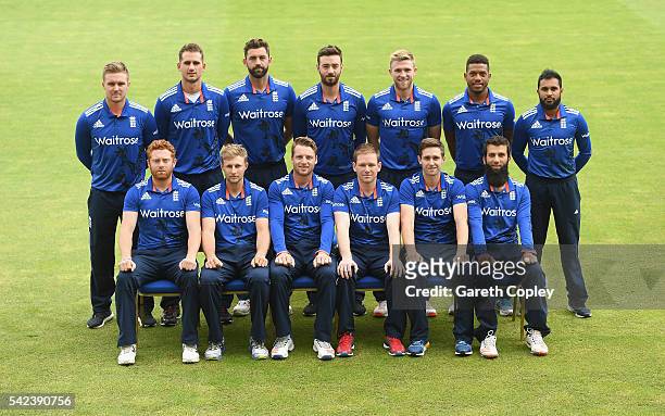 England squad at Edgbaston on June 23, 2016 in Birmingham, England.