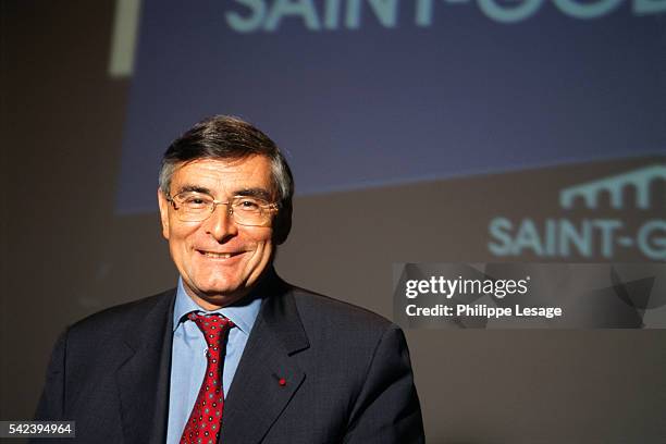 Jean-Louis Beffa, CEO of Saint Gobain