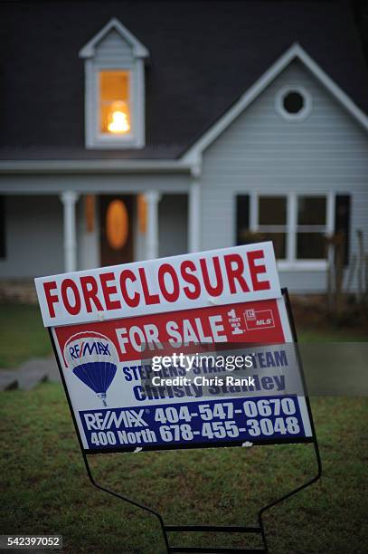 House up for foreclosure in Atlanta, Georgia.