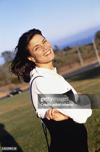 The american actress Linda Fiorentino, star of "The Last seduction".