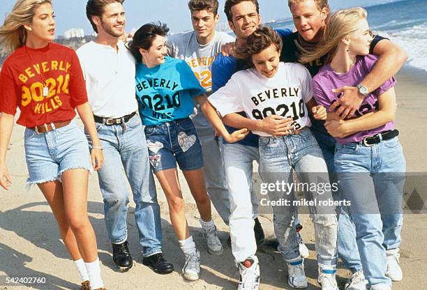 Cast of Beverly Hills, 90210.