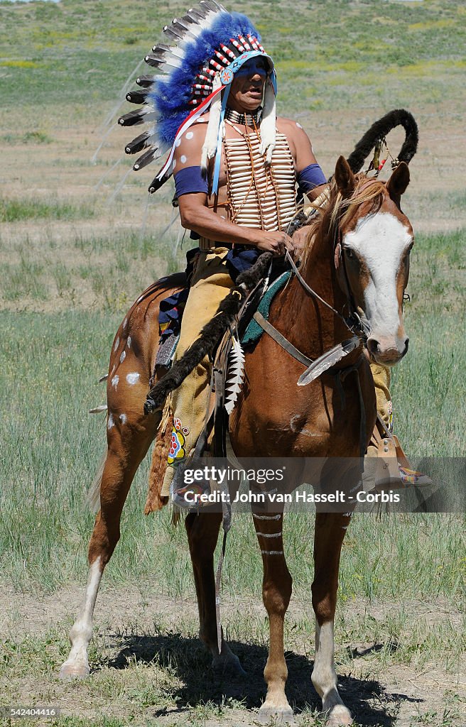 USA - Tradition - Reenactment of the Battle of Little Bighorn