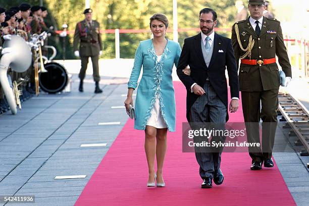 Princess Stephanie and Prince Guillaume of Luxembourg celebrate National Day at Philarmonie on June 22, 2016 in Luxembourg, Luxembourg.