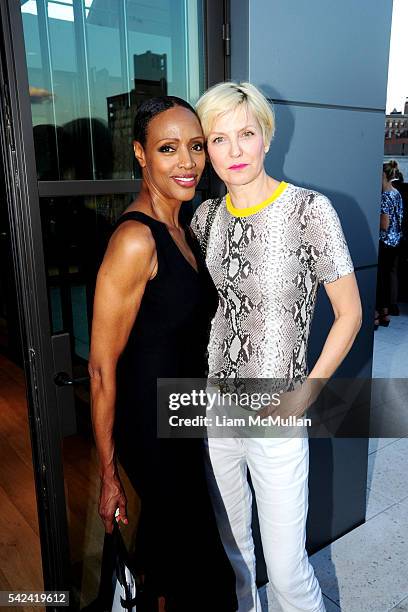 Coco Mitchell and Mariana Verkerk attend Launch Party at The Schumacher, 36 Bleecker, Penthouse A, to Celebrate Bestselling Author Michael Gross's...