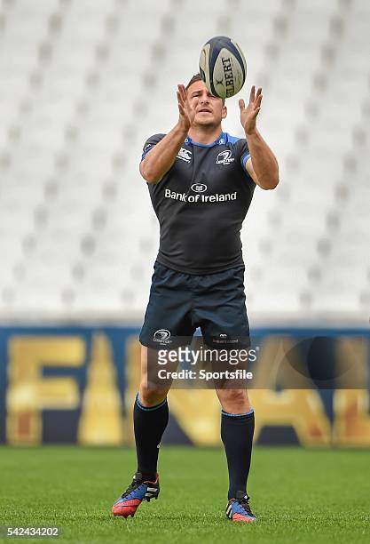 April 2015; Leinster's Jimmy Gopperth during their captain's run before the European Rugby Champions Cup Semi-Final against RC Toulon. Stade...