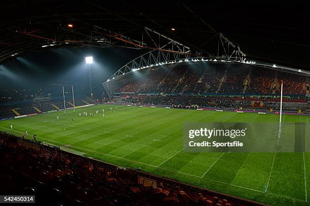November 2013; A general view of Thomond Park during the Ireland v Australia game. Rugby League World Cup, Group A, Ireland v Australia, Thomond...