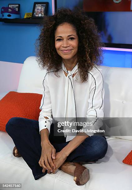 Actress Sherri Saum visits Hollywood Today Live at W Hollywood on June 23, 2016 in Hollywood, California.