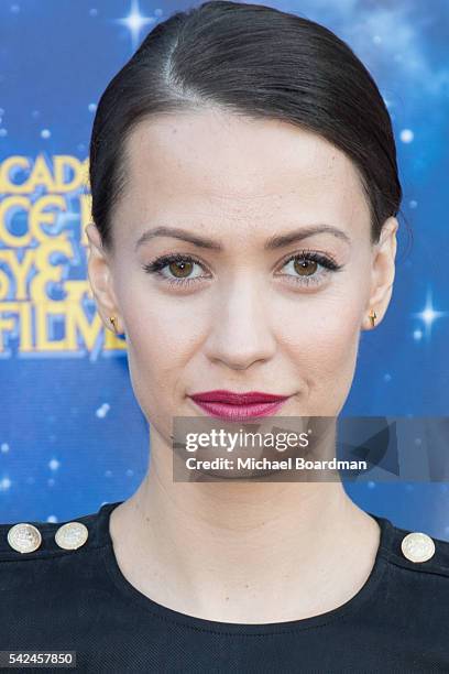 Actress Kristen Gutoskie attends the 42nd Annual Saturn Awards at The Castaway on June 22, 2016 in Burbank, California.