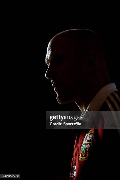 May 2013; British & Irish Lions' Paul O'Connell speaking at a press conference ahead of the British & Irish Lions Tour 2013. British & Irish Lions...