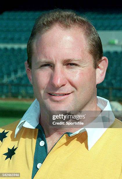 June 1999; Australia's Dan Crowley, Australia Rugby Squad Training, Subiaco Oval, Perth, Western Australia, Australia. Picture credit: Matt Browne /...