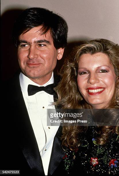 Yasmin Aga Khan and Christopher Michael Jeffries on their wedding day circa 1989 in New York City.