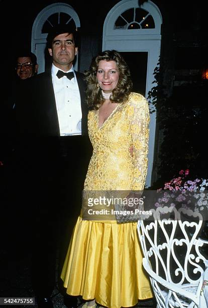 Yasmin Aga Khan and Christopher Michael Jeffries circa 1988 in New York City.
